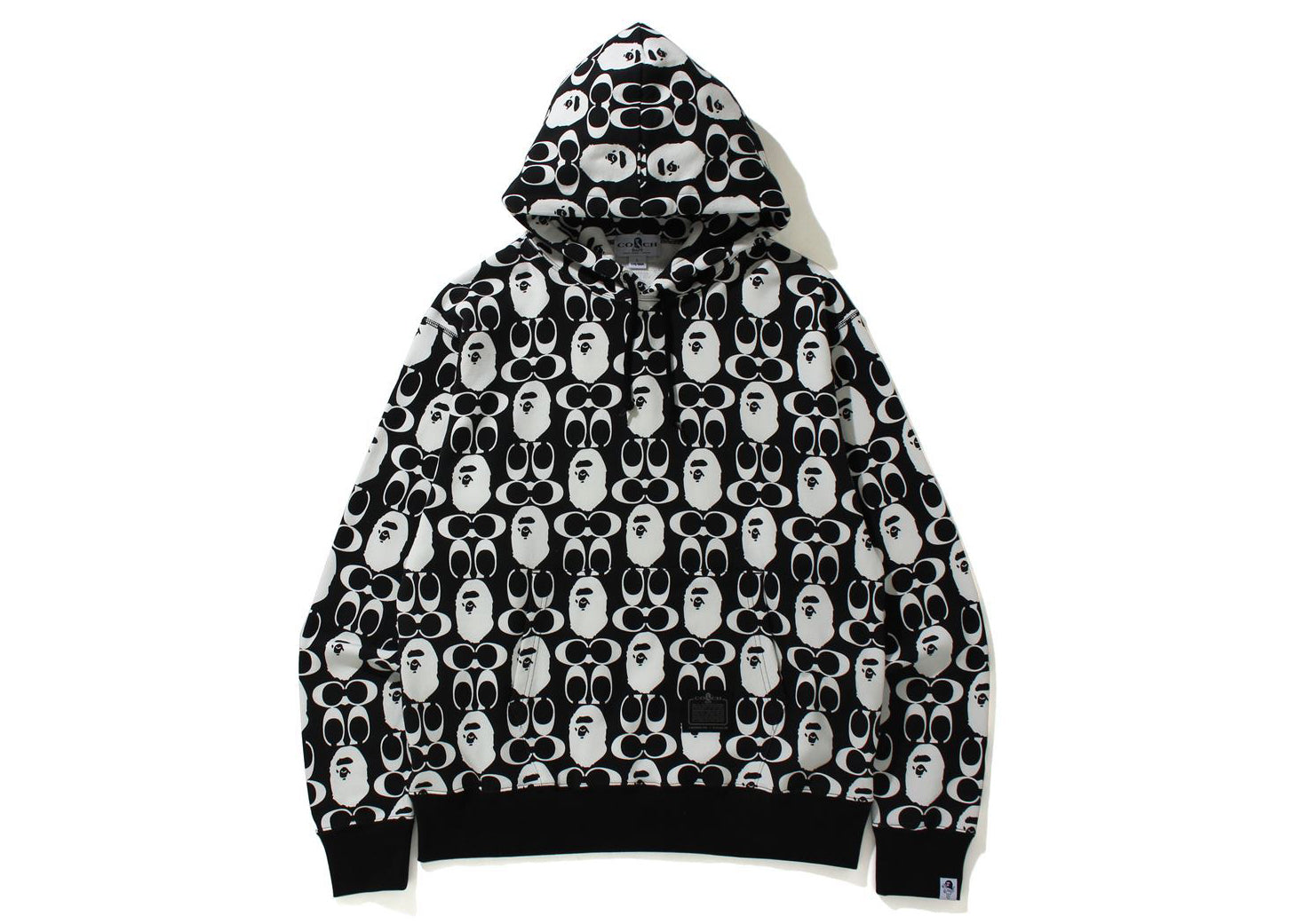 Sweat a capuche BAPE x Coach noir