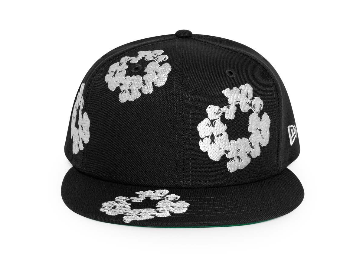 帽子 DENIM TEARS Rhinestone Wreath Durag Denim Tears Rhinestone Cotton Wreath Durag Oatmeal Men's