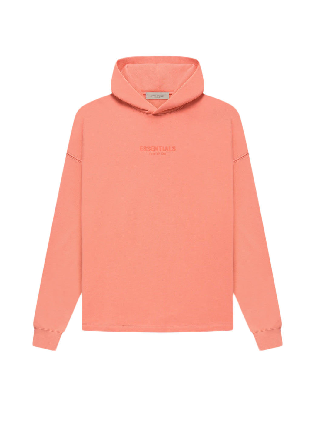 Fear of God Essentials Relaxed Hoodie Coral Sneaker Store Co