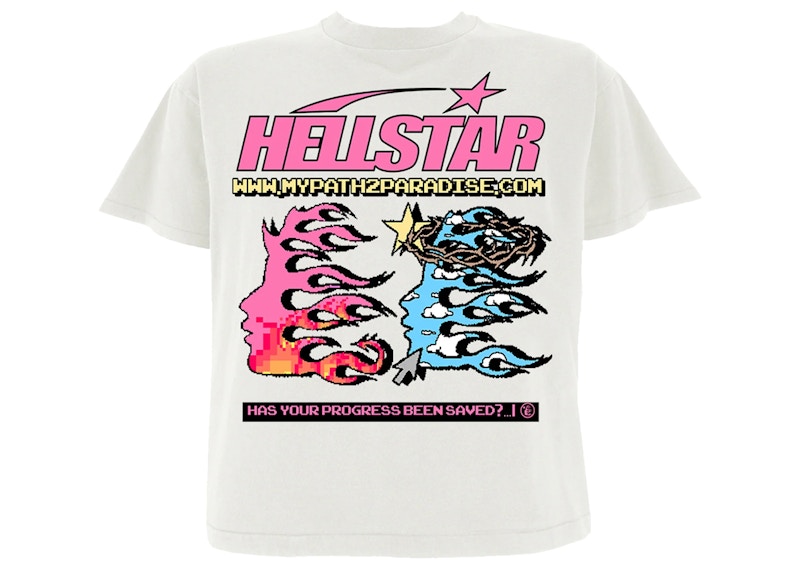 Hellstar Pixel T-Shirt White – SNEAKER STORE CO