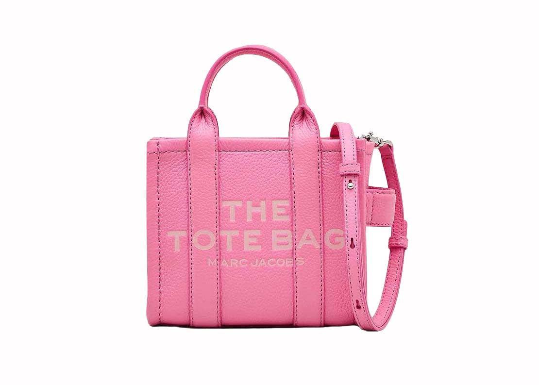 Marc Jacobs Le Sac Cabas En Cuir Petit Rose Bonbon