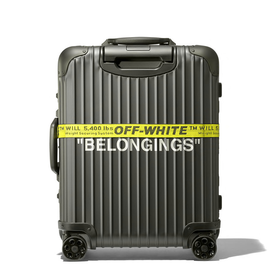 Off white rimowa white luggage hotsell