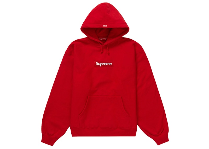 Supreme Box Logo Hooded Sweatshirt (FW23) Red