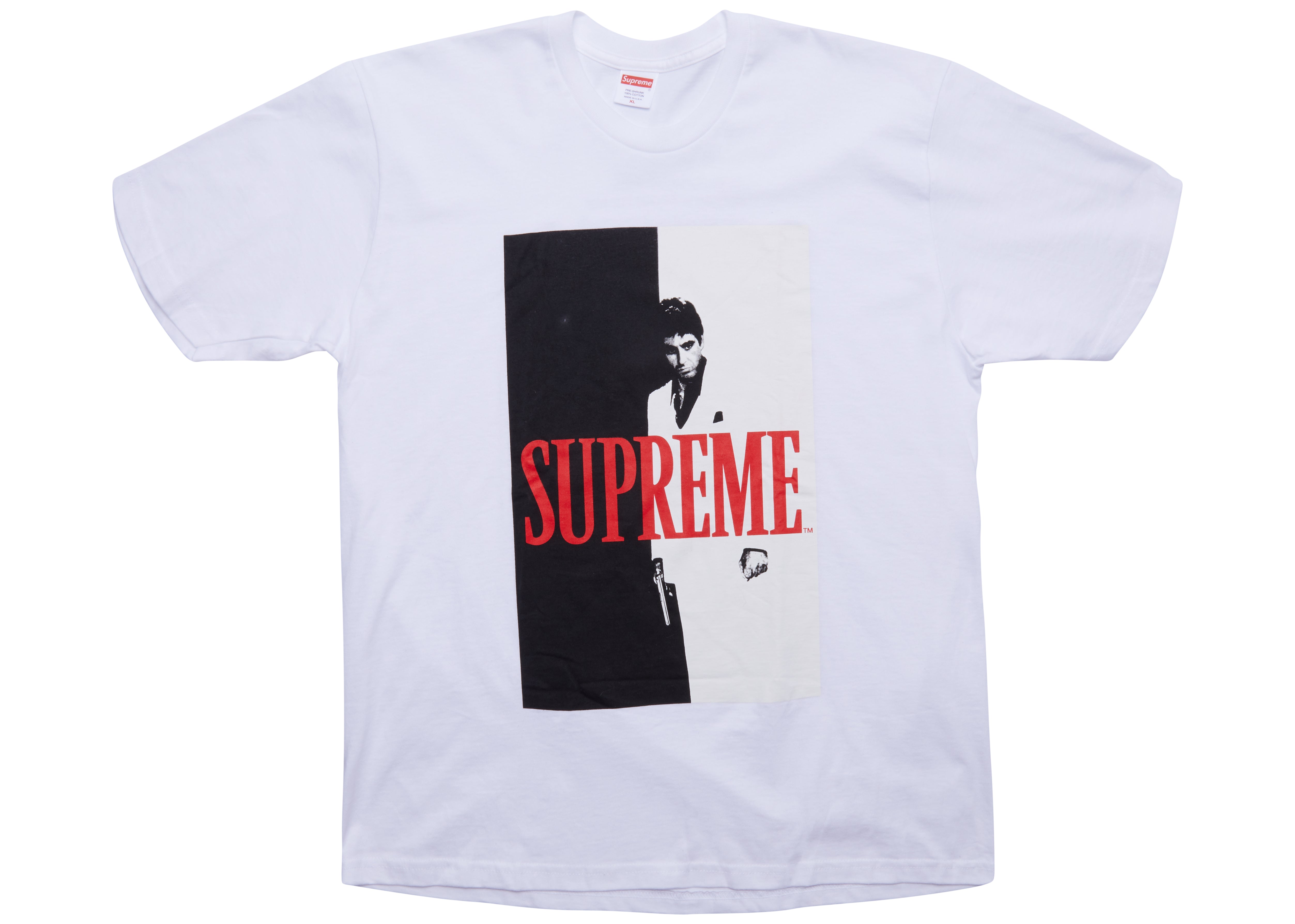 Supreme Scarface Split Tee White Sneaker Store Co