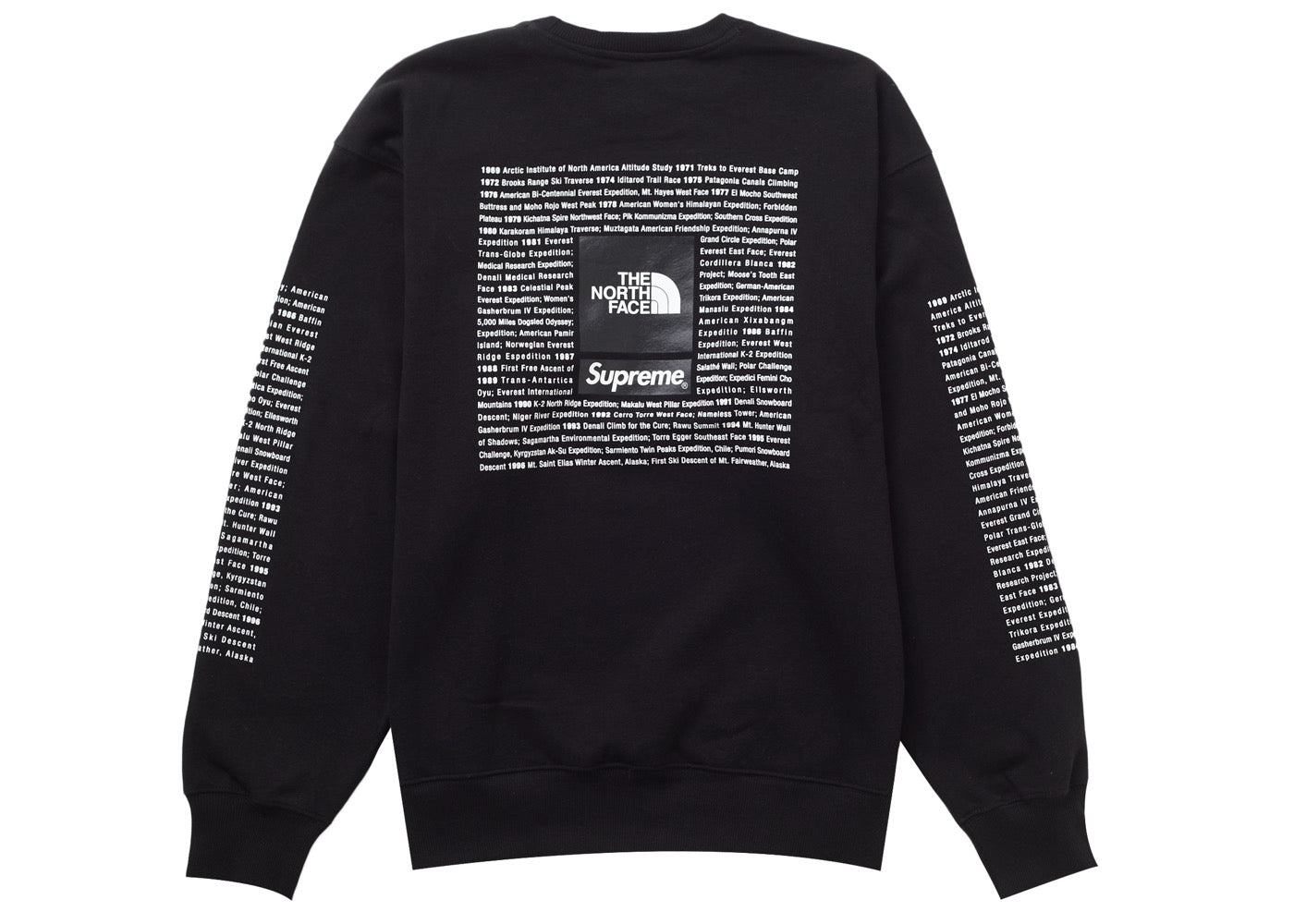 Supreme The North Face Crewneck Black – Sneaker Store Co