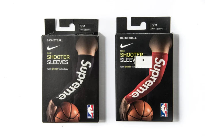 Supreme Nike NBA Shooting Sleeve 2 Pack Black