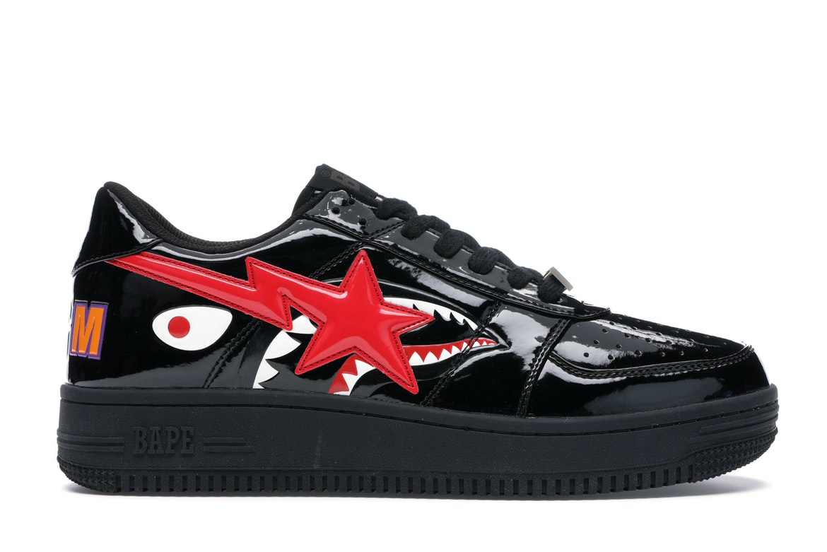 A Bathing Ape Bape Sta Low Shark Black Sneaker Store Co