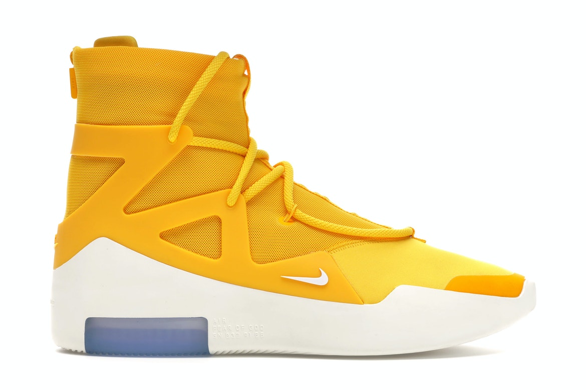 Nike Air Fear Of God 1 Yellow Sneaker Store Co