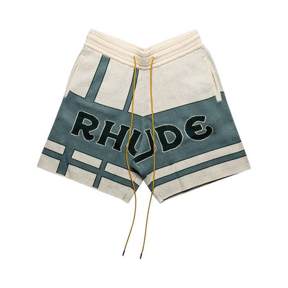 Rhude Palm Knit Short 'Ivory/Sage'