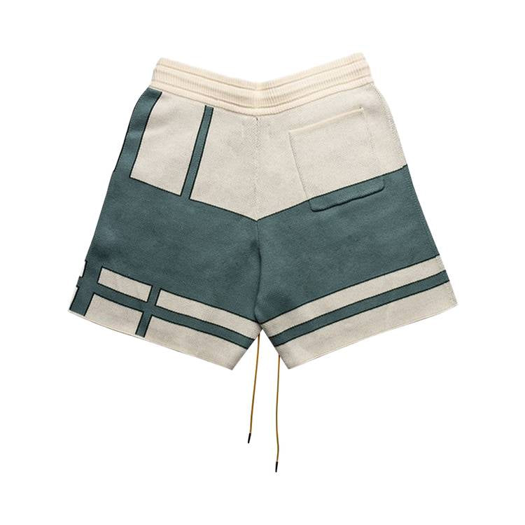 Rhude Palm Knit Short 'Ivory/Sage'