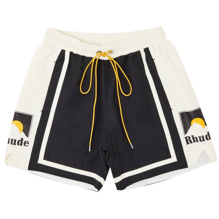 Short Rhude Moonlight 'Noir/Ivoire'