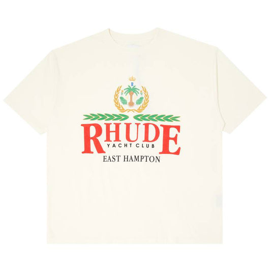 T-shirt Rhude East Hampton Crest 'Vintage Blanc'