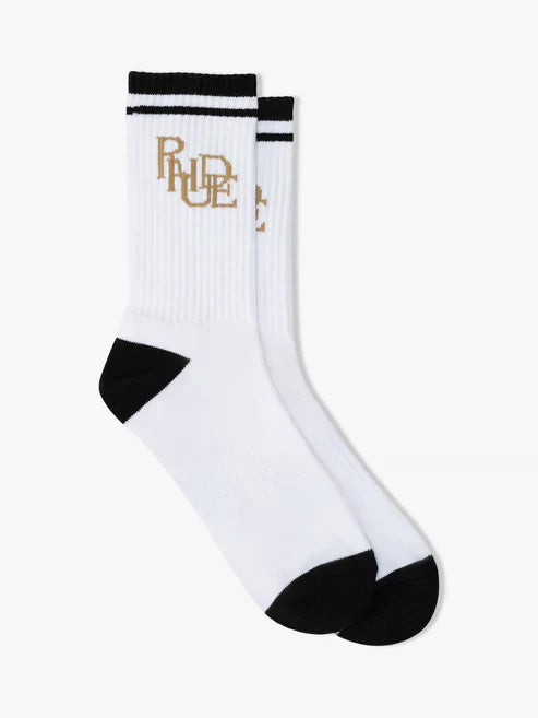 RHUDE SCRIBBLE LOGO SOCK