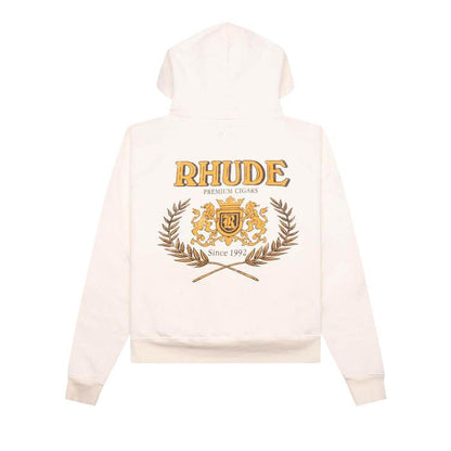 Rhude Cresta Cigar Hoodie 'Vintage White'