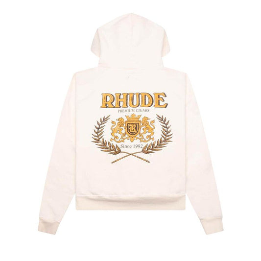 Rhude Cresta Cigar Sweat à capuche 'Vintage Blanc'