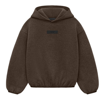 Fear of God Essentials Kids Hoodie 'Heather Wood'