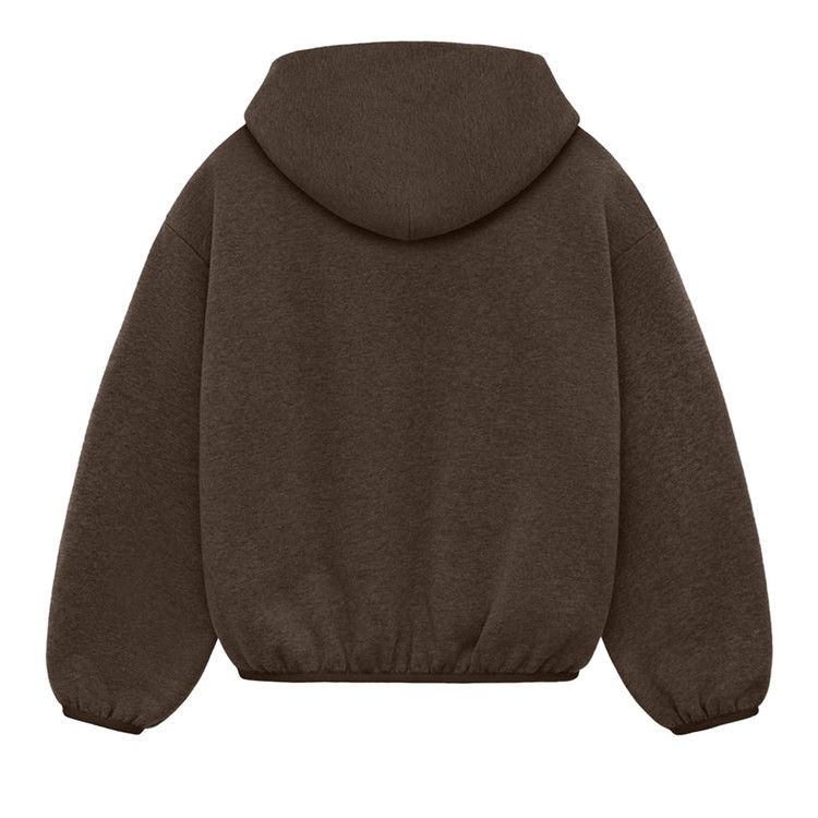 Fear of God Essentials Kids Hoodie 'Heather Wood'