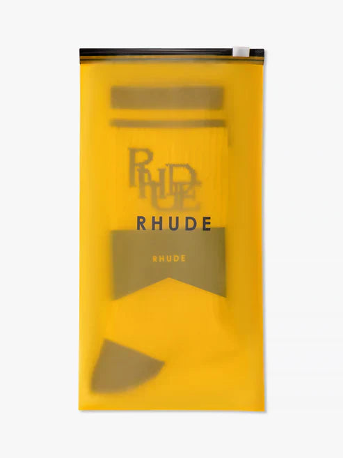 RHUDE SCRIBBLE LOGO SOCK