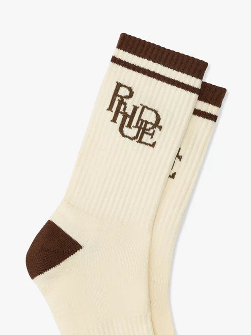 RHUDE SCRIBBLE LOGO SOCK