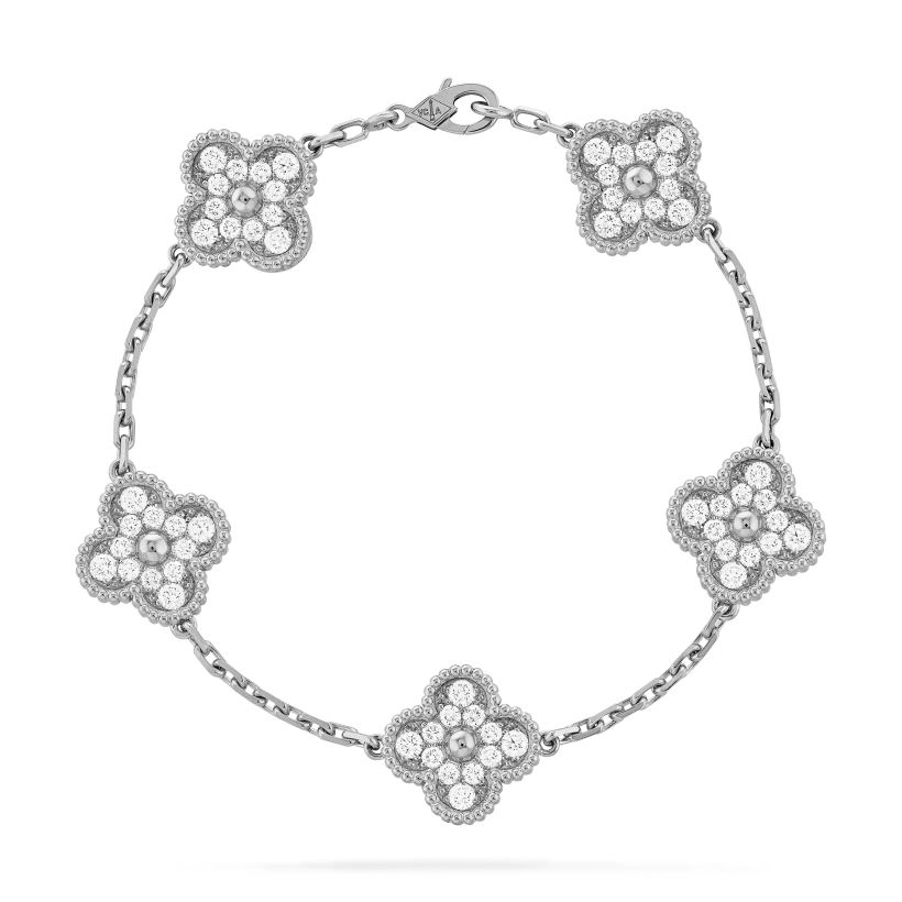 Vintage Alhambra bracelet, 5 motifs