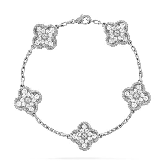 Vintage Alhambra bracelet, 5 motifs