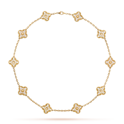 Vintage Alhambra necklace, 10 motifs