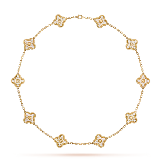 Vintage Alhambra necklace, 10 motifs