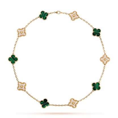 Vintage Alhambra necklace, 10 motifs