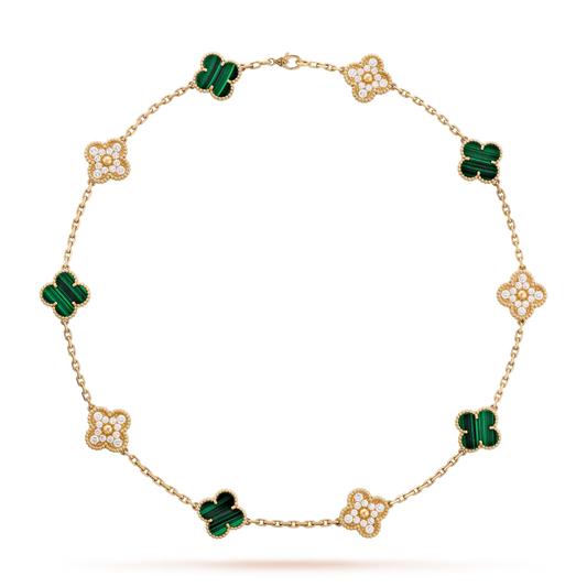 Collier Alhambra vintage, 10 motifs