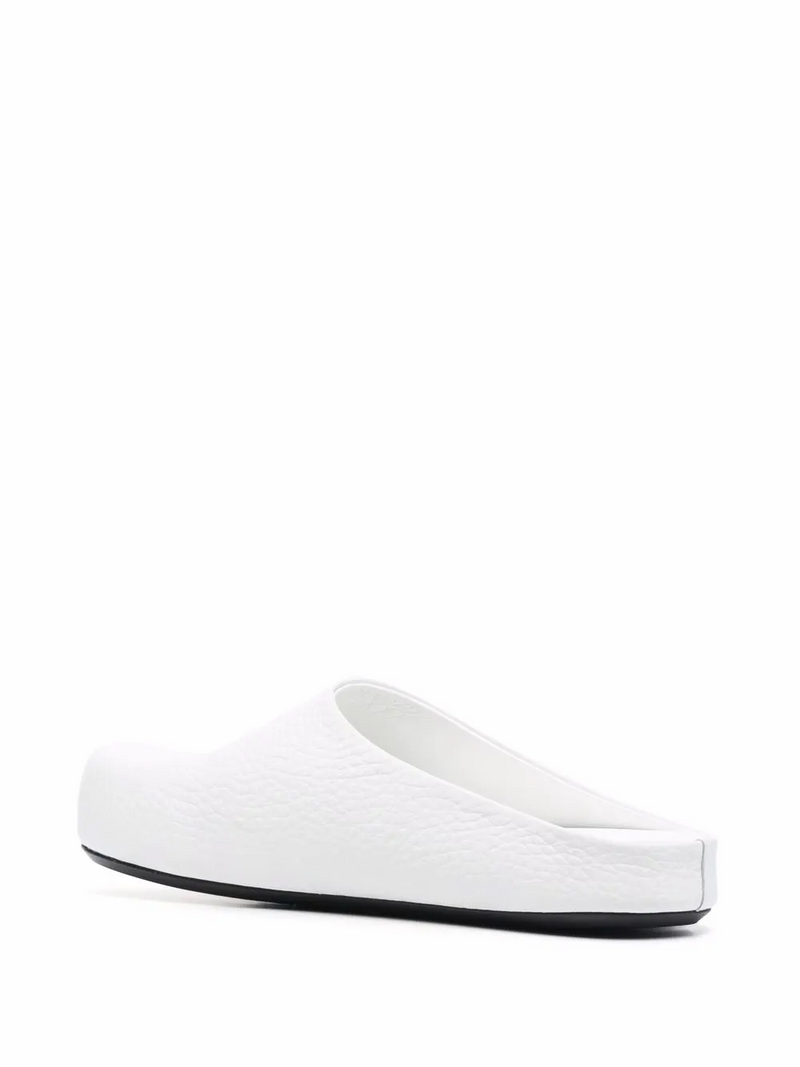 Marni quilted slippers with logo lettering