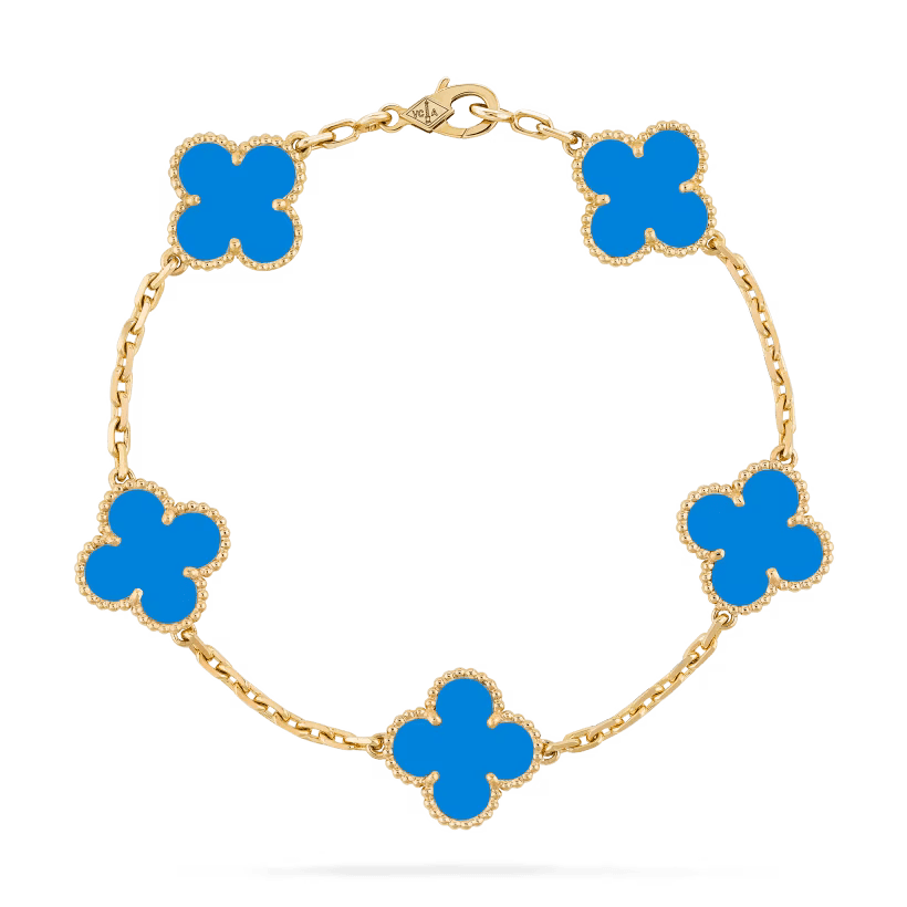 Vintage Alhambra bracelet, 5 motifs