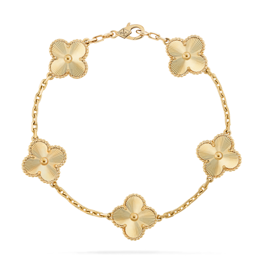 Vintage Alhambra bracelet, 5 motifs