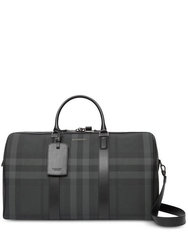 Burberry travel bag with checkered pattern