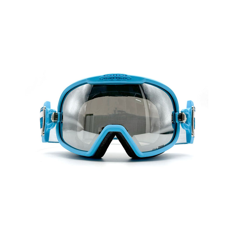 Chrome Hearts SILVER MORNING Blue Ski Cross Goggles