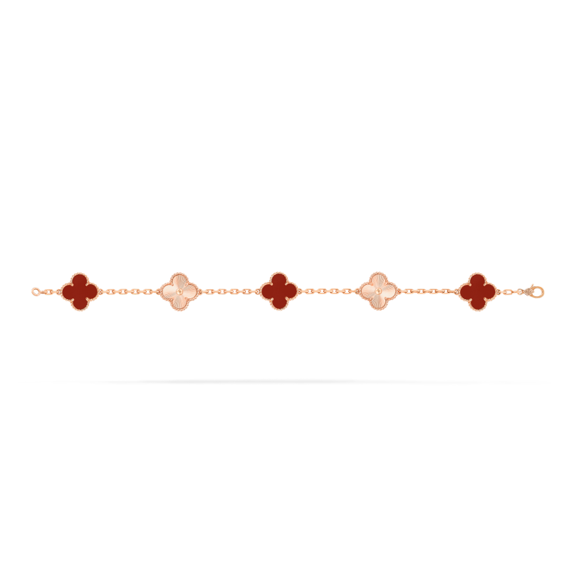 Vintage Alhambra bracelet, 5 motifs