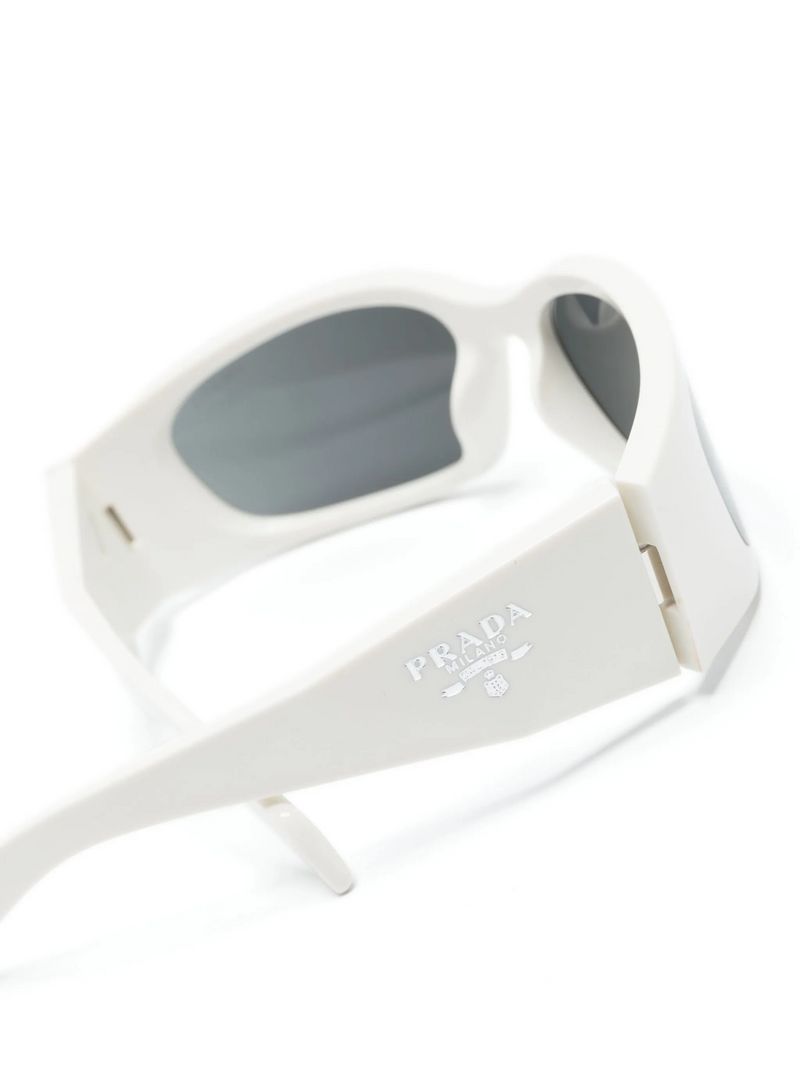 Prada Eyewear Biker-style sunglasses with engraved logo