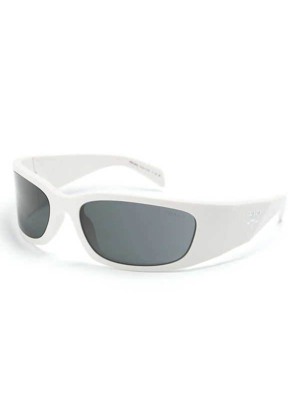 Prada Eyewear Biker-style sunglasses with engraved logo