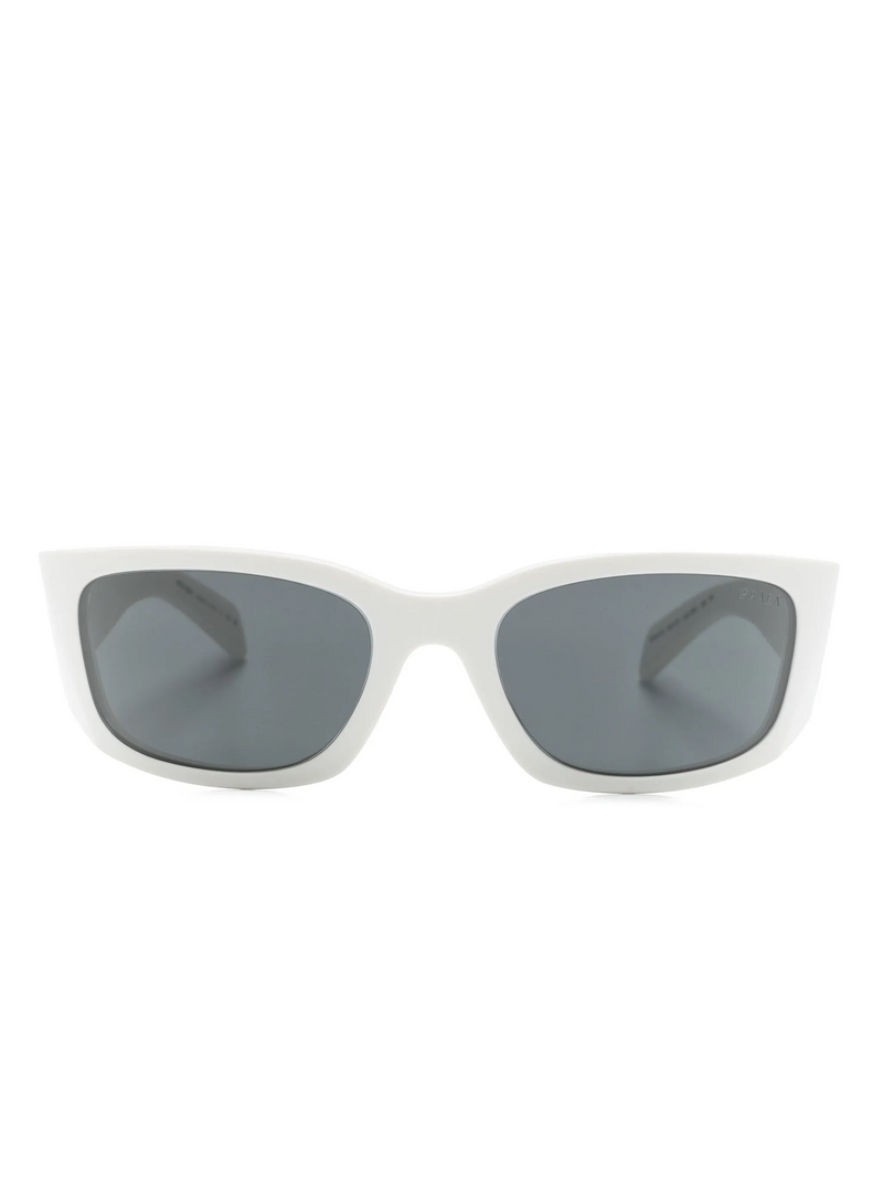 Prada Eyewear Biker-style sunglasses with engraved logo