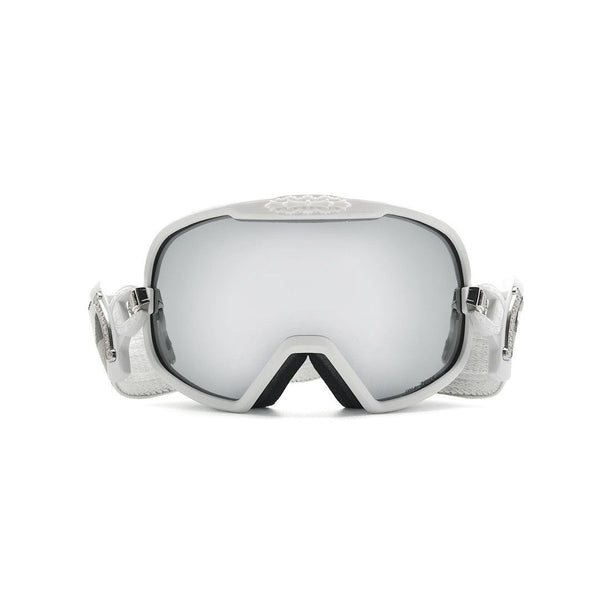 Chrome Hearts Scroll Cross Ski Goggles White
