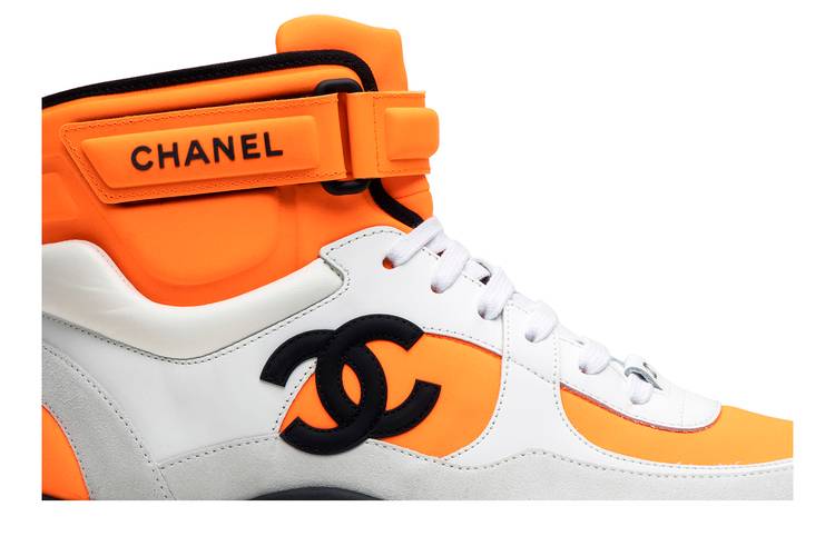 Chanel Wmns Logo High Top Orange White