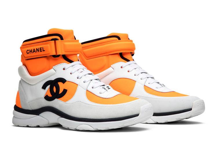 Chanel Wmns Logo Haut Haut 'Orange Blanc'