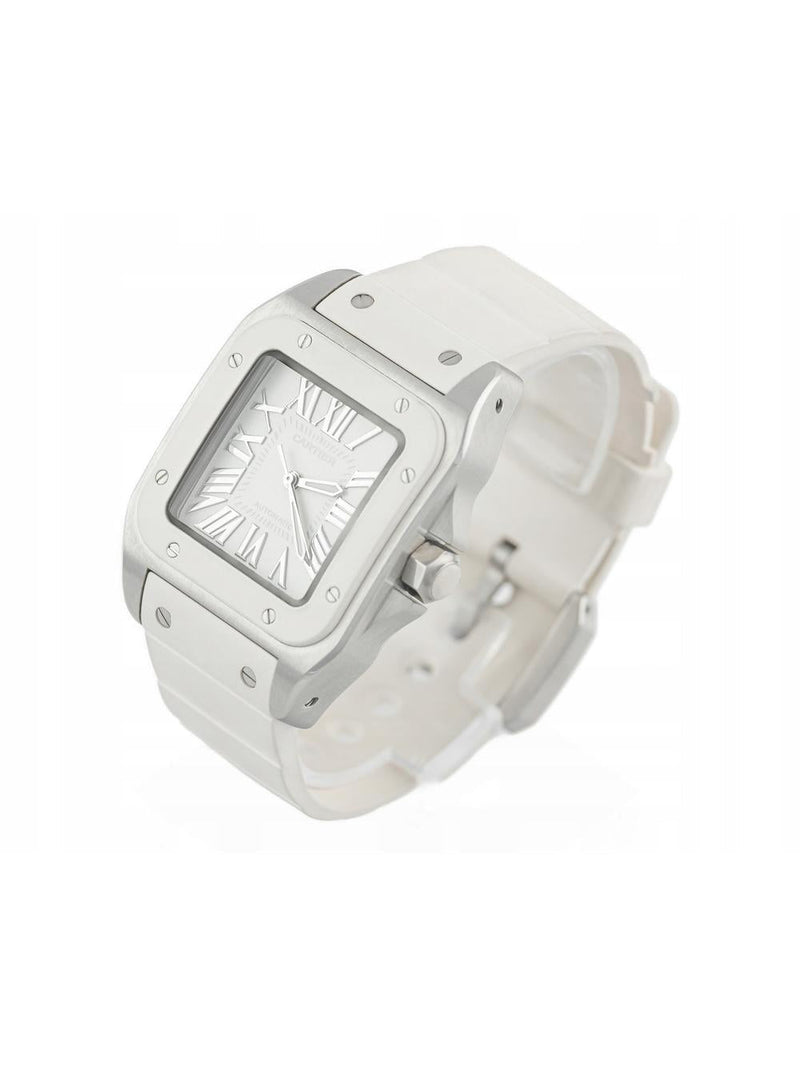 Cartier Santos 100 W20122U2 Automatik Stahl Gut