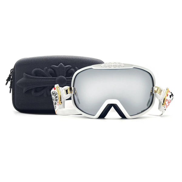 Chrome Hearts Snow Goggles White