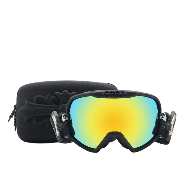 Chrome Hearts SILVER MORNING Faded Black Ski Goggles