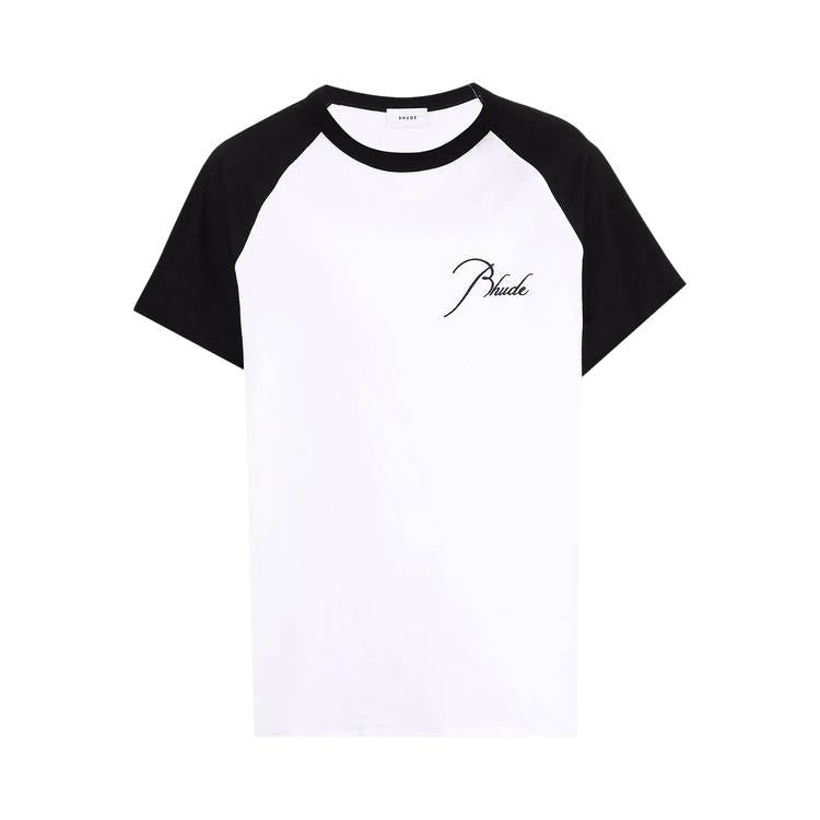 T-shirt Rhude Raglan 'Blanc/Noir'