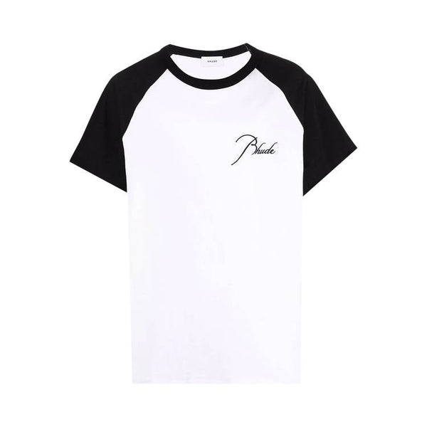 Rhude Raglan Tee 'White/Black'