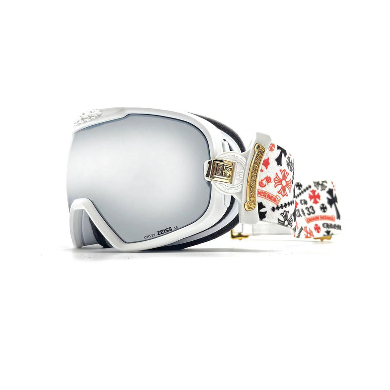 Chrome Hearts Snow Goggles White