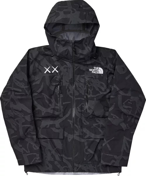 Veste Freeride The North Face x KAWS 'Black Dragline Print' 