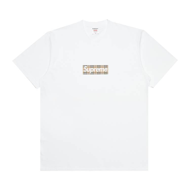 Supreme Burberry top box logo shirt