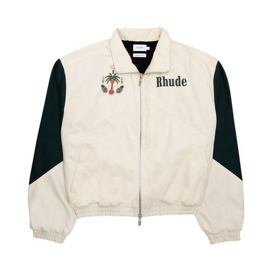 Rhude Flight Jacket 'Creme/Hunter Green'